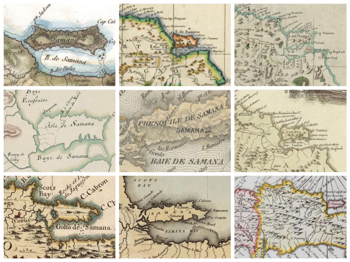 History of Samana Old Maps