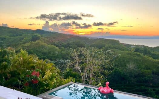 Villa eficiente enérgicamente con maravillosa vista al océano