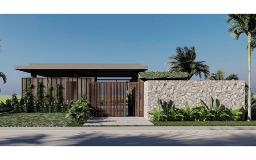 Villa de 3 habitaciones en preventa en comunidad ecológica con vista al mar