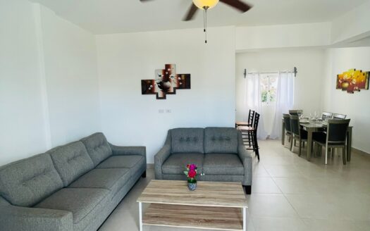 Modern Furnished 3-Bedroom Condo Steps from Popy Beach