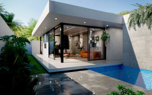 Minimalist Luxury Villas in Tropical Paradise
